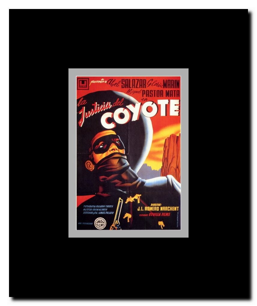 La Justicia Del Coyote Framed Movie Poster