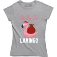 thumbnail image 1 of La La La Lamingo - Funny Christmas Holiday Women's Gift T-Shirt, 1 of 4