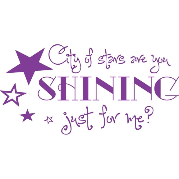 La La Land Movie Decal - Motion Picture Vinyl Wall DÃ©cor / Sticker - 20"x12"