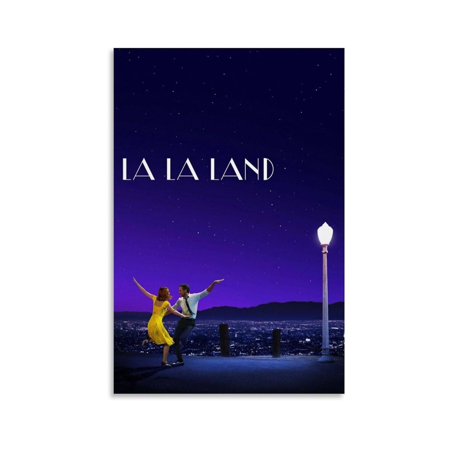 La La Land Poster Vintage Movie Posters for Room Aesthetic Canvas Wall