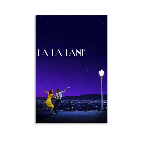 La La Land Poster Vintage Movie Posters for Room Aesthetic Canvas Wall Art for Teens Room Decor