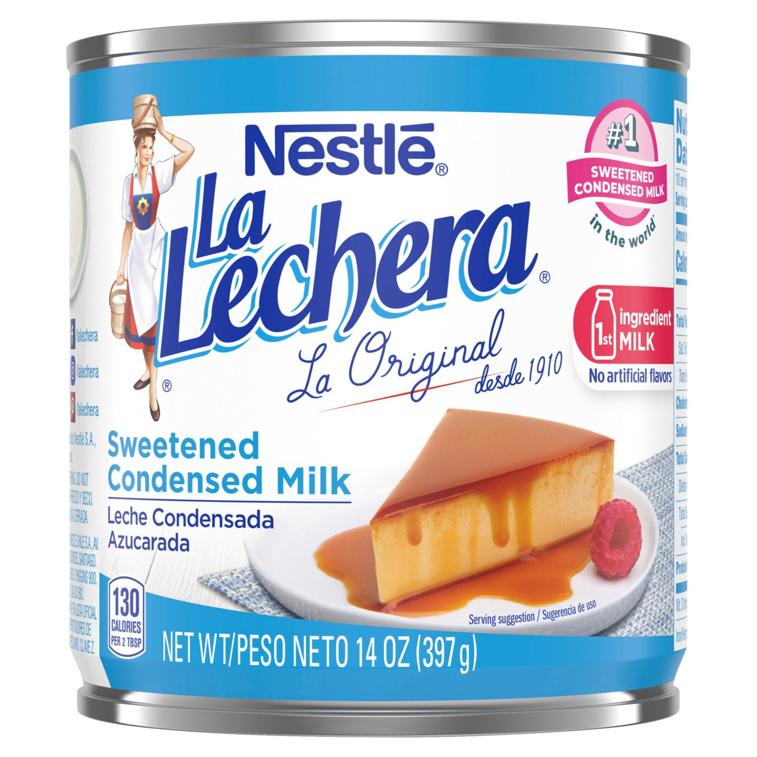 La Lechera Condensed Milk Sweetened Can 14 oz
