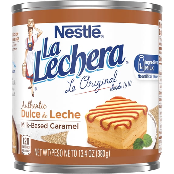 La Lechera Dulce de Leche Milk Based Liquid Caramel Sauce, 13.4 oz Can