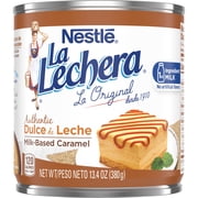 La Lechera Dulce de Leche Milk Based Liquid Caramel Sauce, 13.4 oz Can