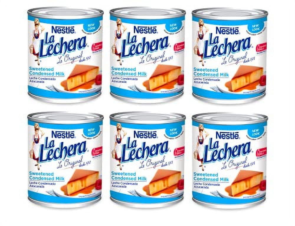 La Lechera Sweetened Condensed Milk 6 Cans Pack 14 Oz. Each, By