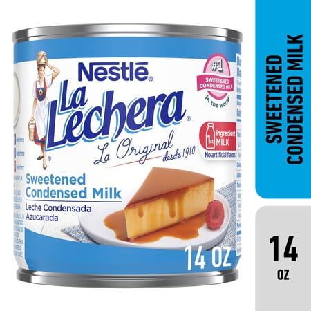 La Lechera Sweetened Condensed Milk for Thanksgiving Baking, 14 oz Can