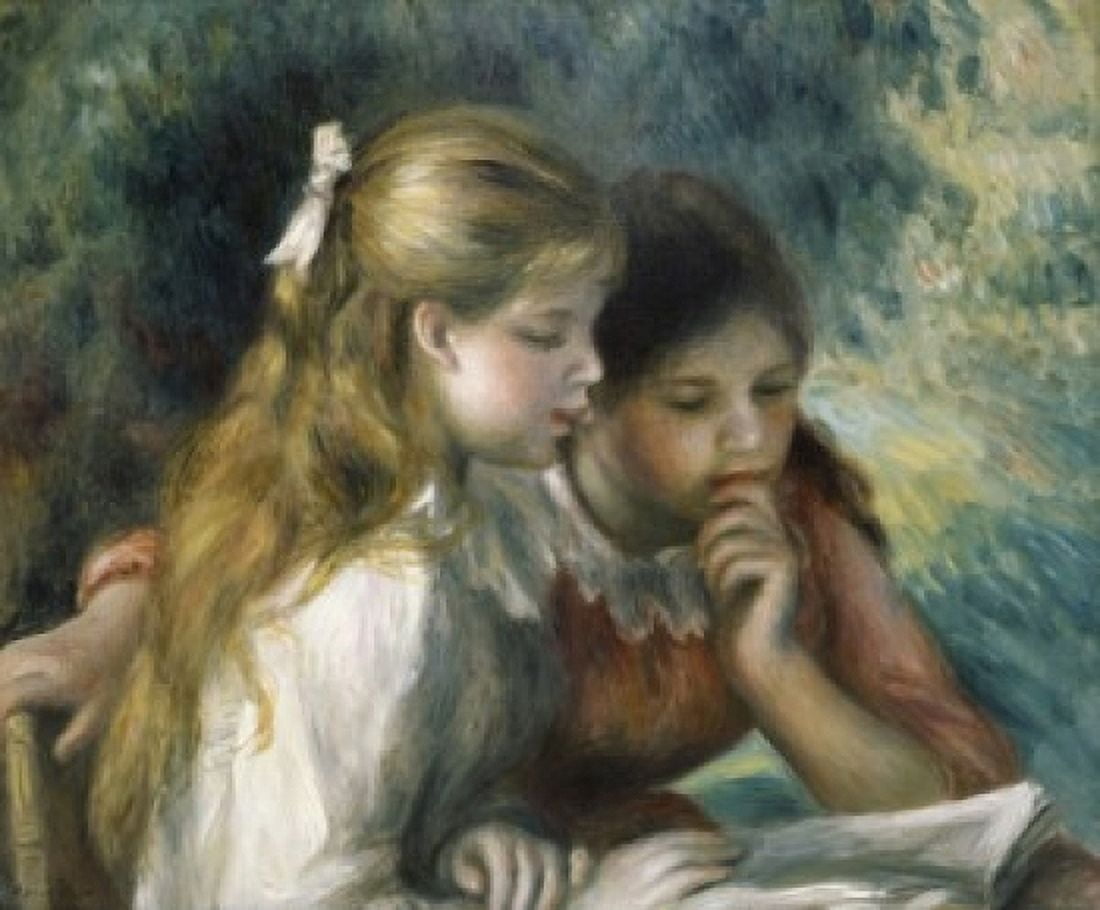 La Lecture 1892 Pierre Auguste Renoir (1841-1919French) Oil on Canvas Musee du Louvre Paris France Canvas Art - Pierre Auguste Renoir (24 x 36)