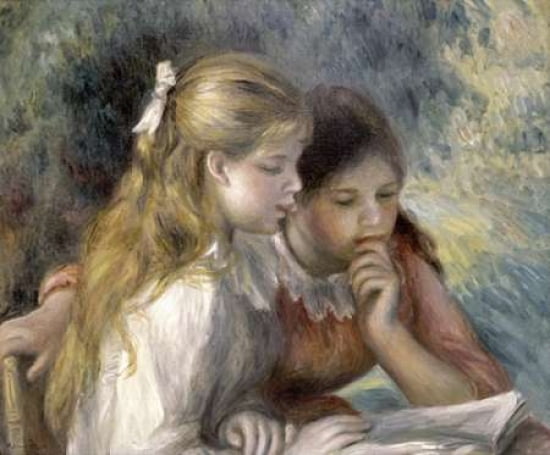 La Lecture Canvas Art - Pierre-Auguste Renoir (20 x 24)