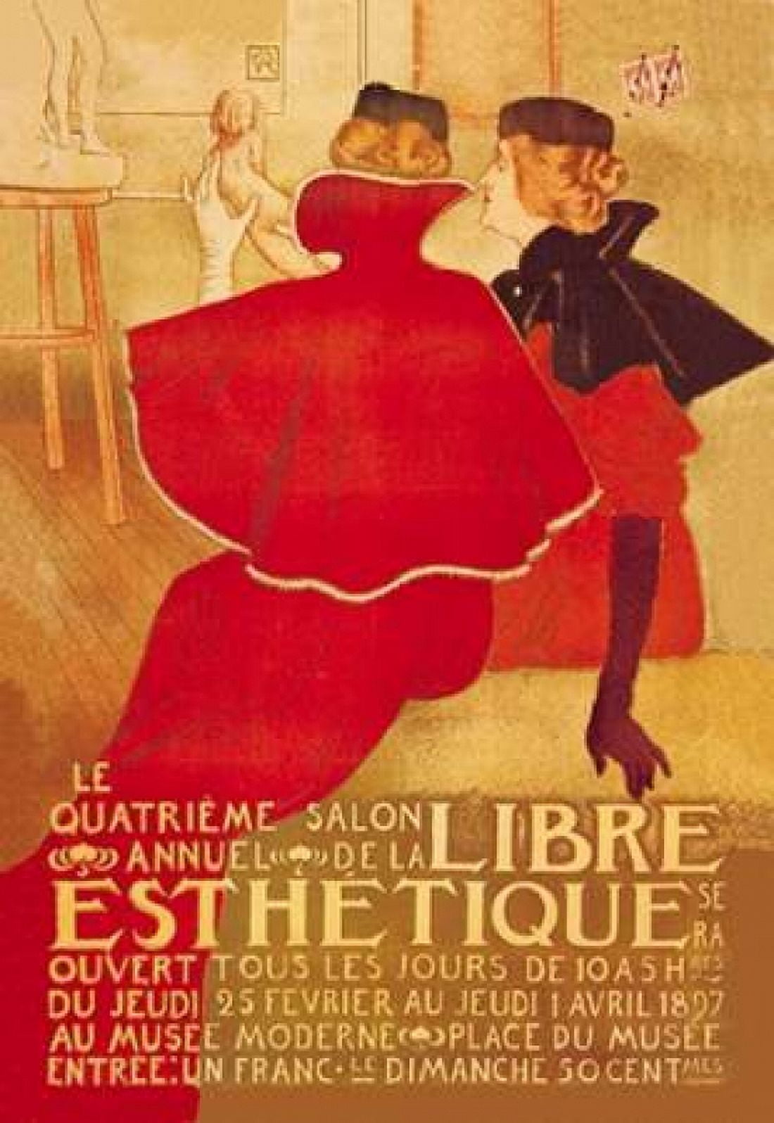 La Libre Esthetique Canvas Art - Theodore Van Rysselberghe (24 x 36)