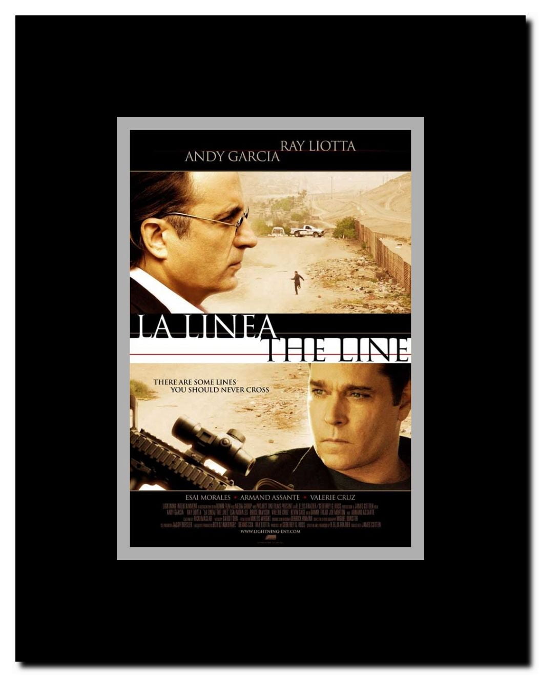 La Linea Framed Movie Poster