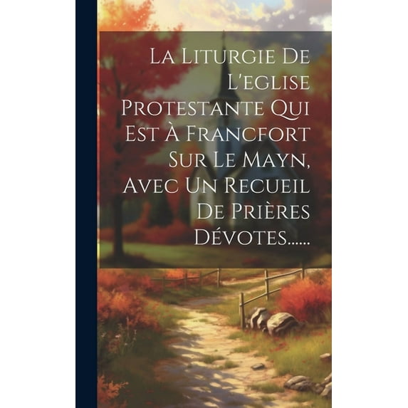 La Liturgie De L'eglise Protestante Qui Est À Francfort Sur Le Mayn, Avec Un Recueil De Prières Dévotes...... (Hardcover)