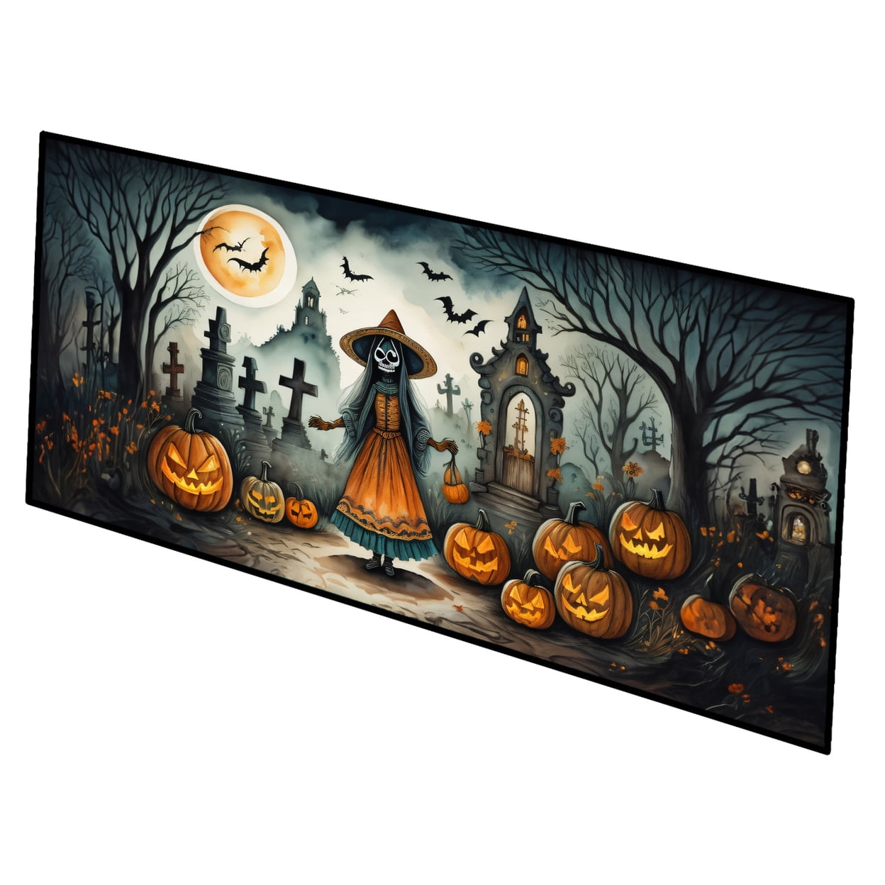 La Llorona Skeleton Spooky Halloween Runner Mat 28x58 - Walmart.com