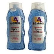 La Looks Gel #10 Extreme Sport Tri-Active Hold 20 Ounce, Blue (Pack of 2)