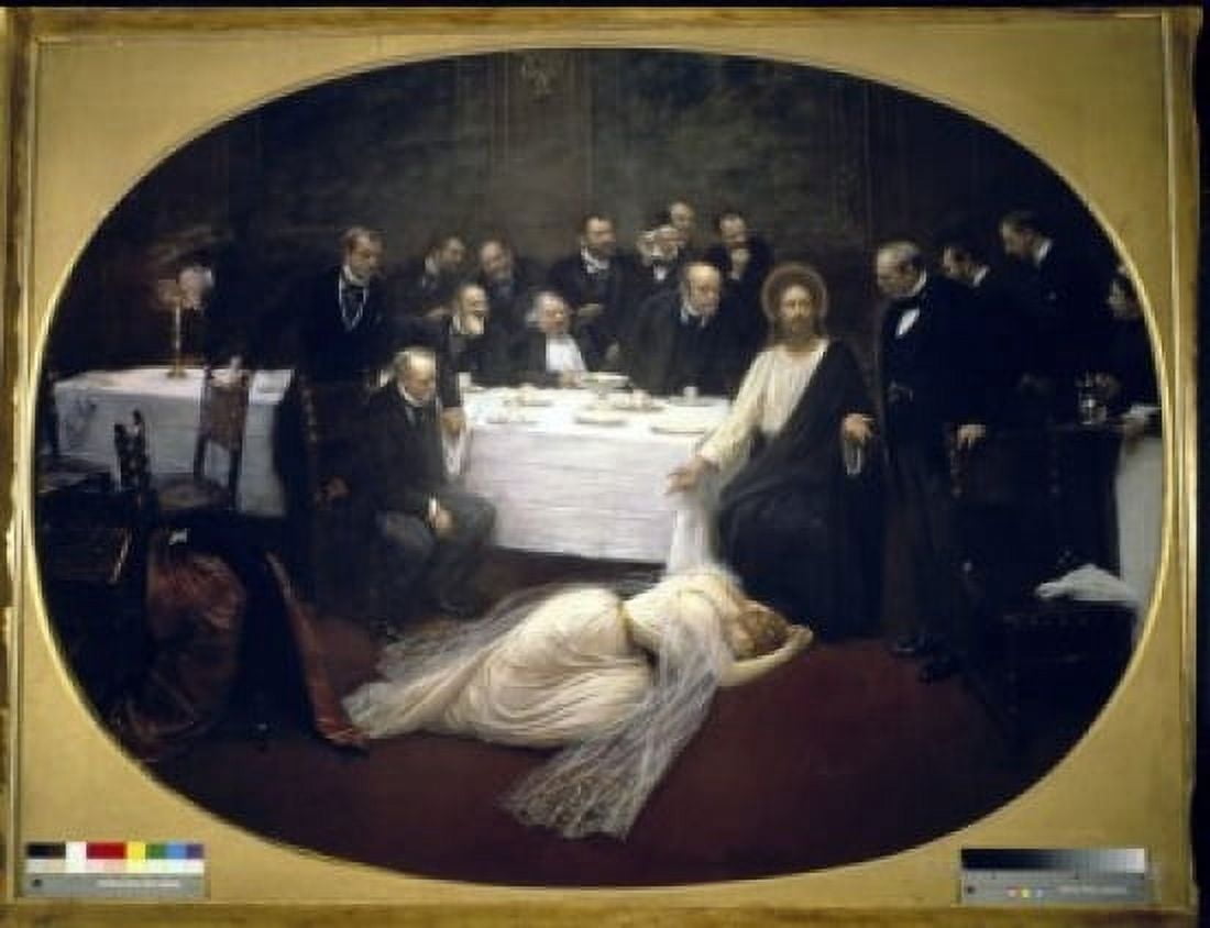 La Madeleine Chez le Pharisien 1891 Jean Beraud (1849-1935French) Musee du Louvre Paris Canvas Art - Jean Beraud (18 x 24)