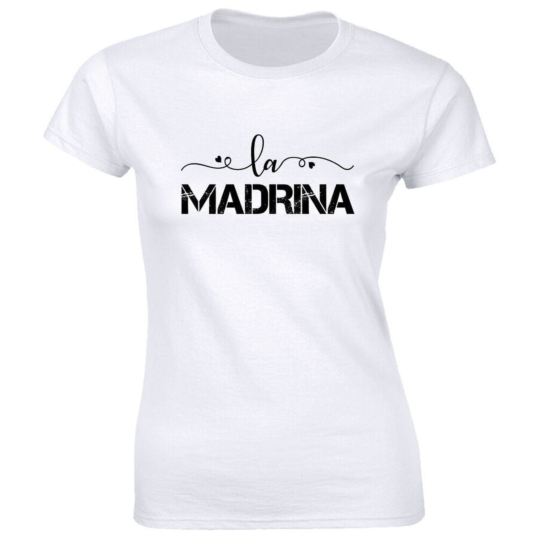 La Madrina The Godmother in Spanish Women's T-Shirt Cute Faith Gift Tee ...