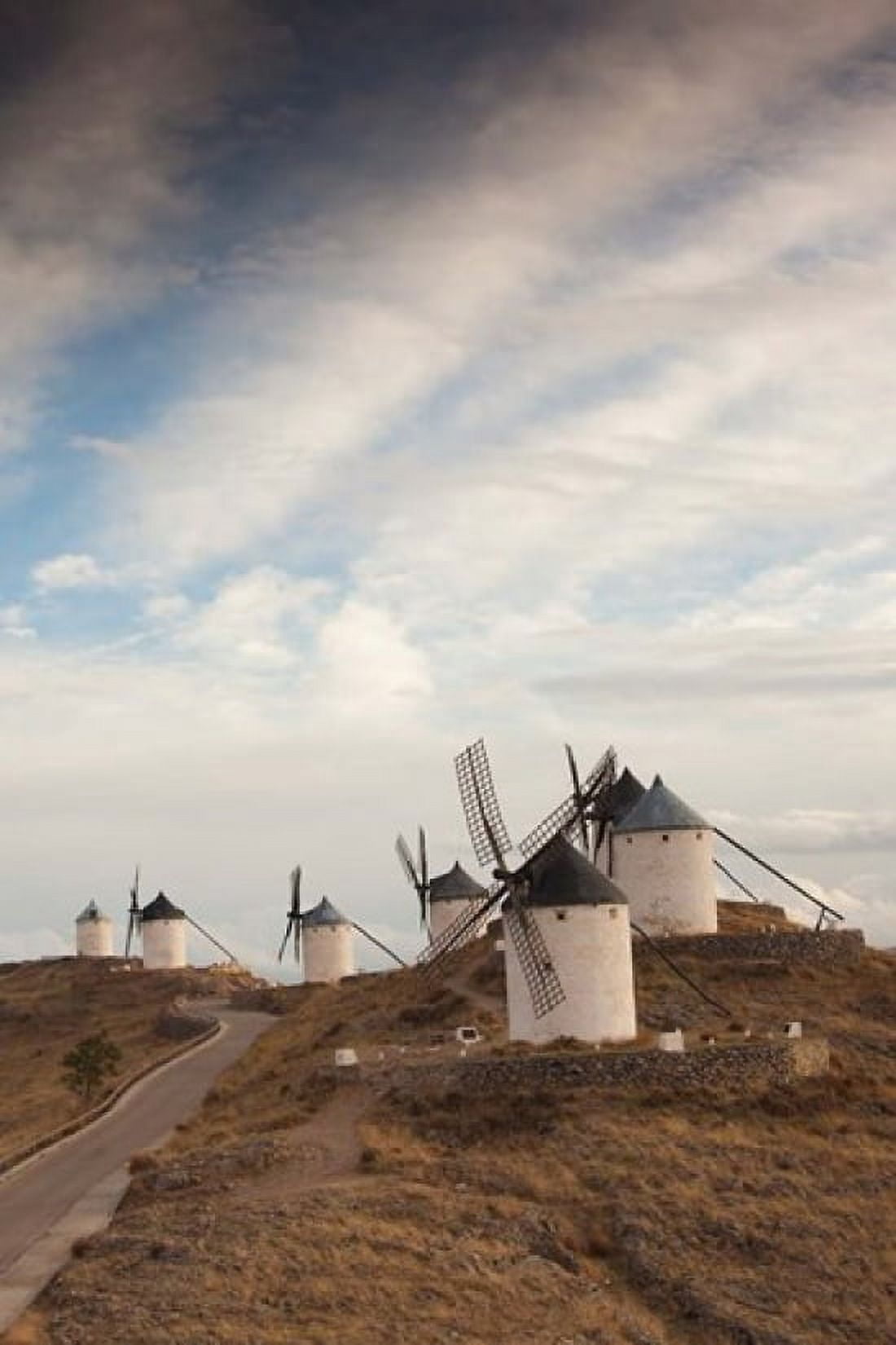 La Mancha Windmills Consuegra Castile-La Mancha Region Spain Canvas Art - Walter Bibikow DanitaDelimont (25 x 38)