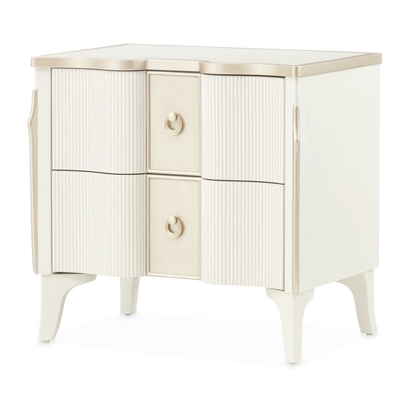 La Marisia Nightstand - Creamy Pearl