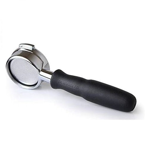 La Marzocco OEM Bottomless Portafilter - Factory Cut, Logo Embossed, Rubber Handled