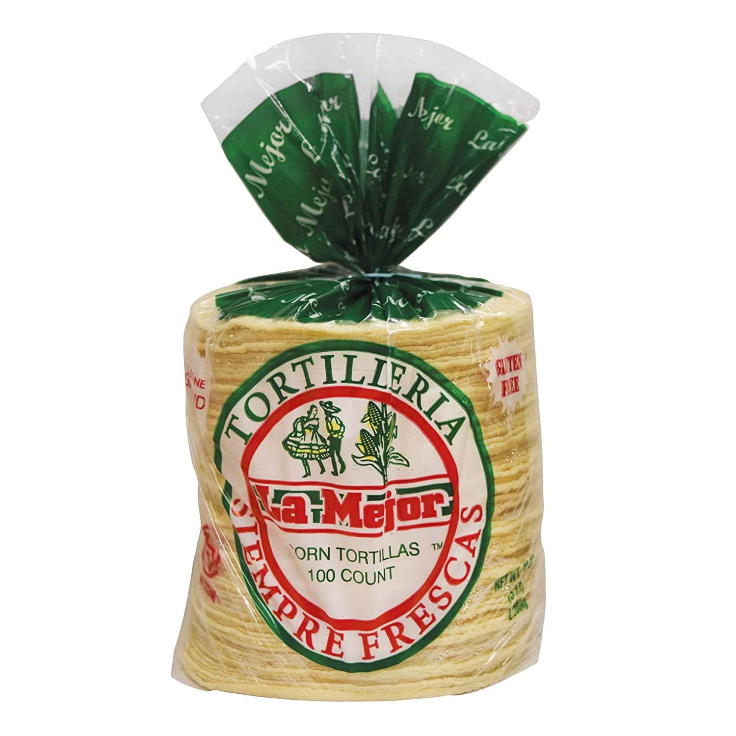 La Mejor 100ct White Corn Tortillas