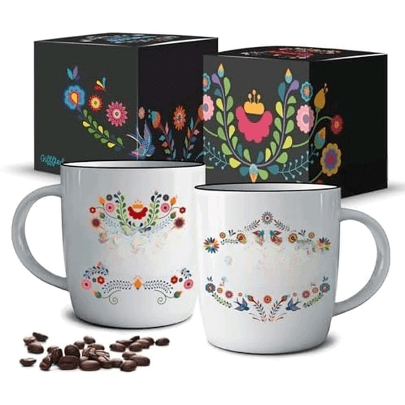 La Mejor Abuela and Abuelo Coffee Mugs in Spanish, Latino Best Grandma and Grandpa, Grandparents Gifts, Regalo Dia Birthday and Christmas, Taza Abuelos, 13 Oz$$Home Decor, Kitchen, & Other