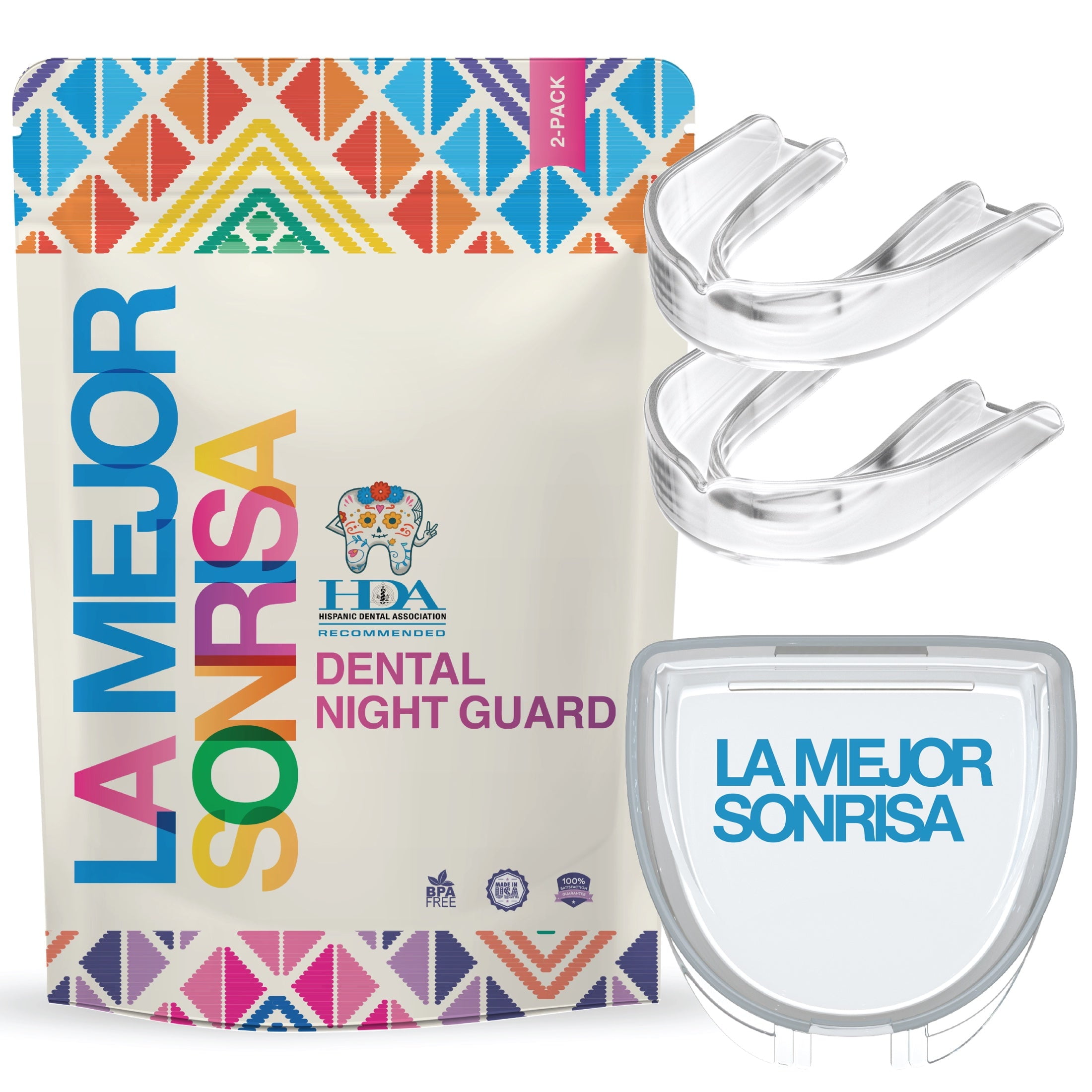 La Mejor Sonrisa (The Best Smile) Dental Night Guard Mouthguard for