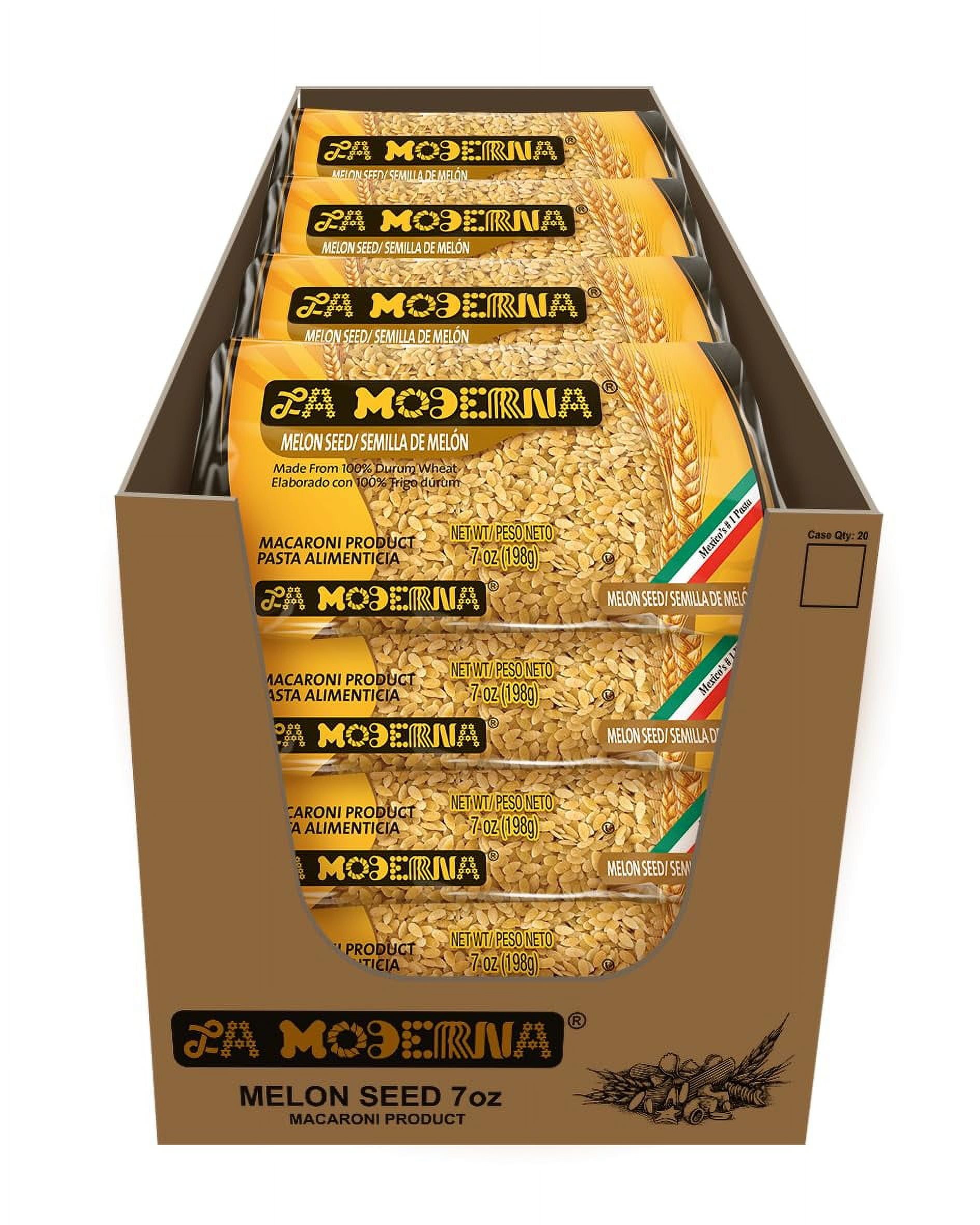 La Moderna Melon Seed Pasta, Noodles, Durum Wheat, Protein, Fiber