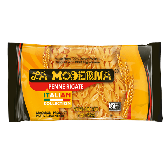 La Moderna Penne Rigate Pasta, 100% Durum Wheat, 16 oz
