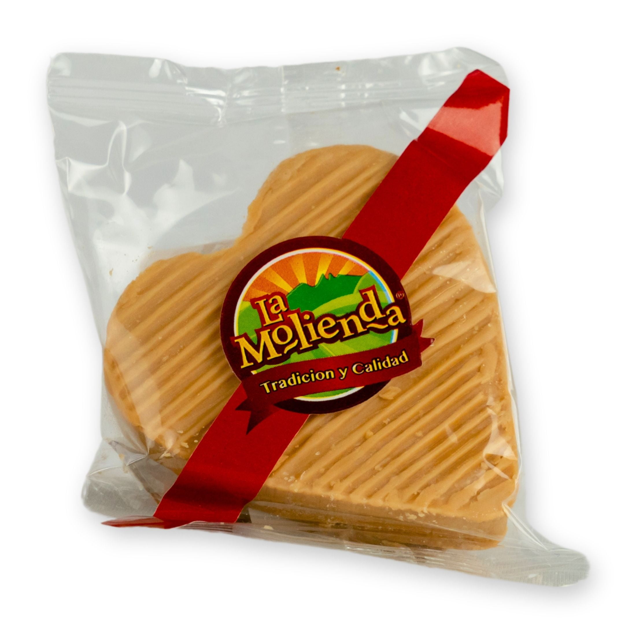 La Molienda Burnt Milk Heart Shaped Candy with Pecan, Mexican Traditional Candy, Special mini size, 3 oz