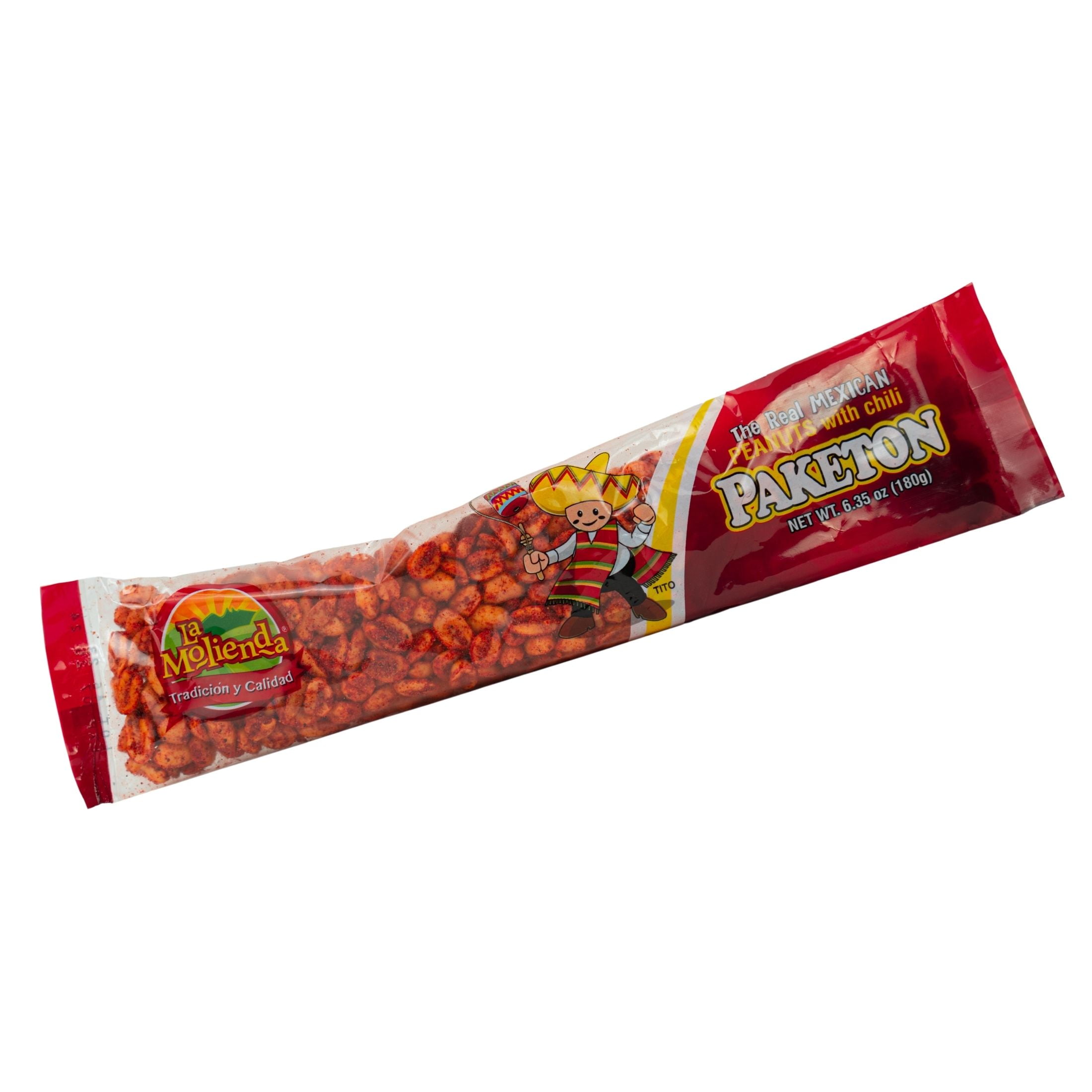 La Molienda Spicy Peanuts, Mexican Traditional Nut Treat, 6.3 oz