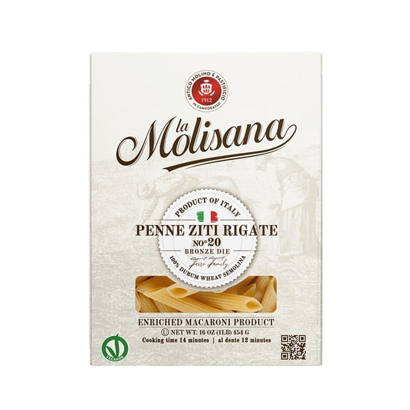 Pasta La Molisana, Penne Ziti Rigate 16 Oz