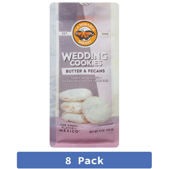 La Monarca Bakery Cookies Wedding 6 oz (Pack of 8)