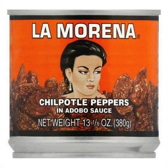 La Morena Chipotle Peppers in Adobo Sauce, 13 Oz Tins (Pack of 2)
