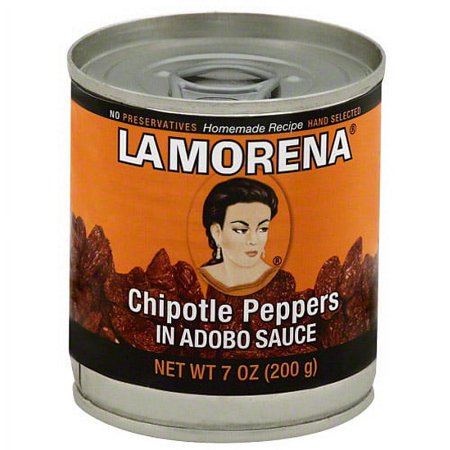 La Morena Chipotle Peppers in Adobo Sauce, 7 oz (Pack of 6)