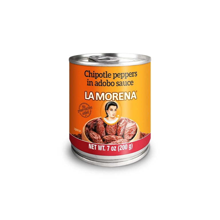 La Morena, Chipotle Peppers in Adobo Sauce, 7 oz, Smoky Spicy