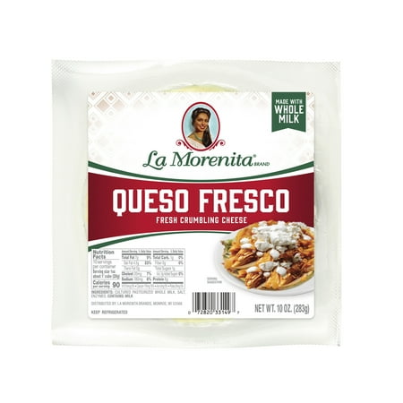 La Morenita Queso Fresco Fresh Crumbling Cheese, 10 oz