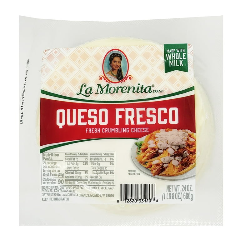 La Morenita Queso Fresco Fresh Crumbling Cheese, 24 oz