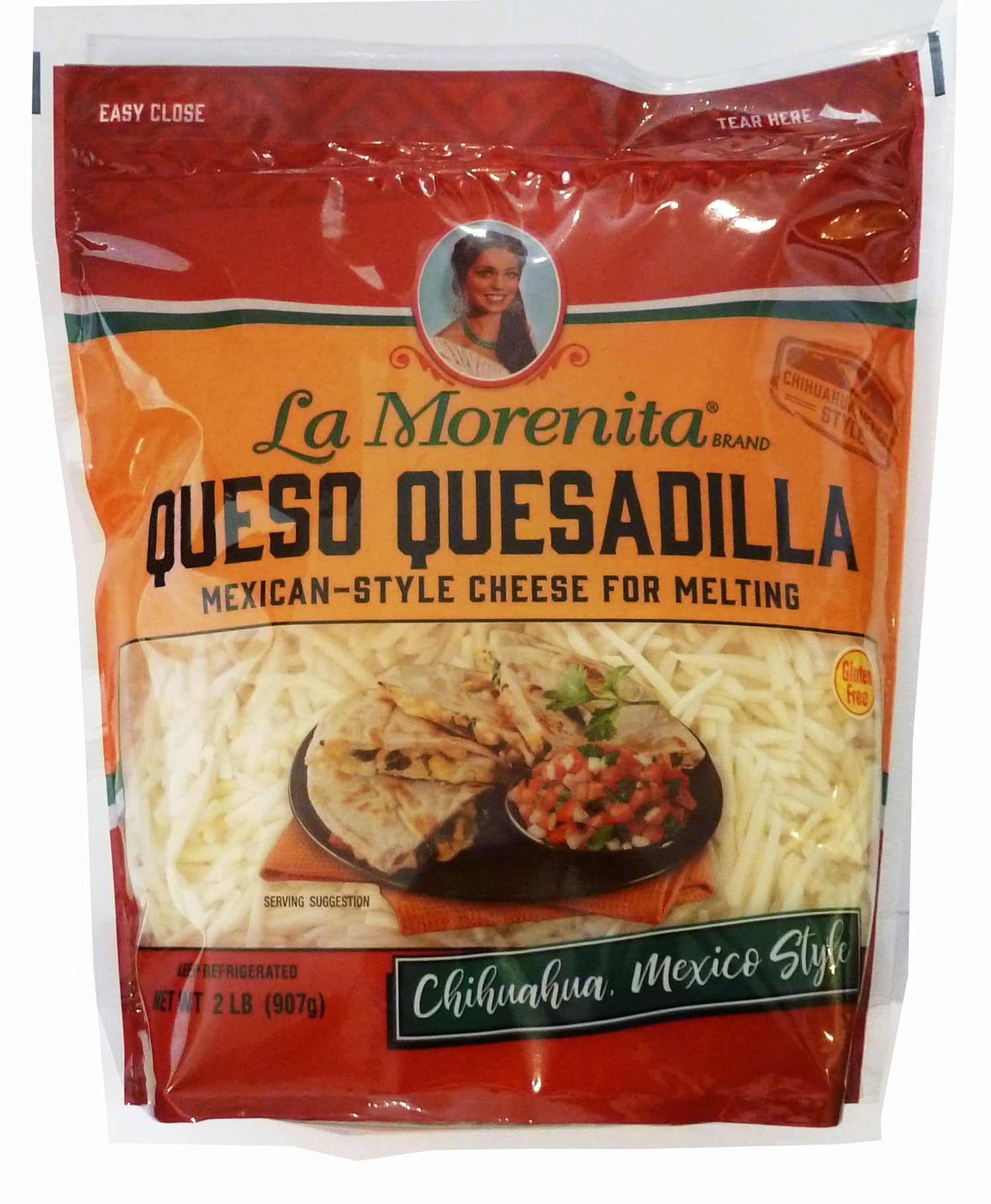 La Morenita Queso Quesadilla, ChihuahuaStyle Melting Cheese, 32 oz