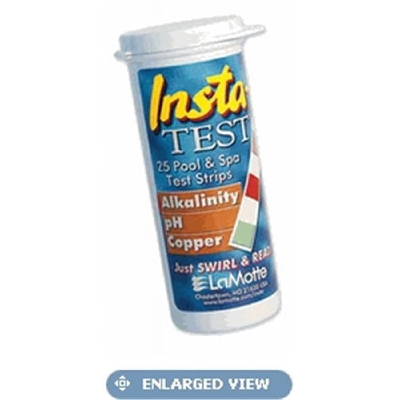 LaMotte Water Testing 3001-G-12 Water Testing, Test Strips, LaMotte, Insta-Test, Copper/Ph/Alk, 25ct