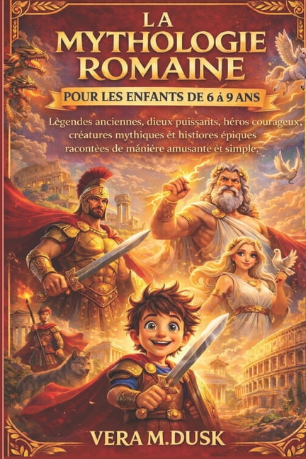 La Mythologie Romaine Pour Les Enfants de 6 Ã 9 ANS: LÃ©gendes anciennes, dieux puissants, hÃ©ros courageux, crÃ©atures myt, (Paperback)