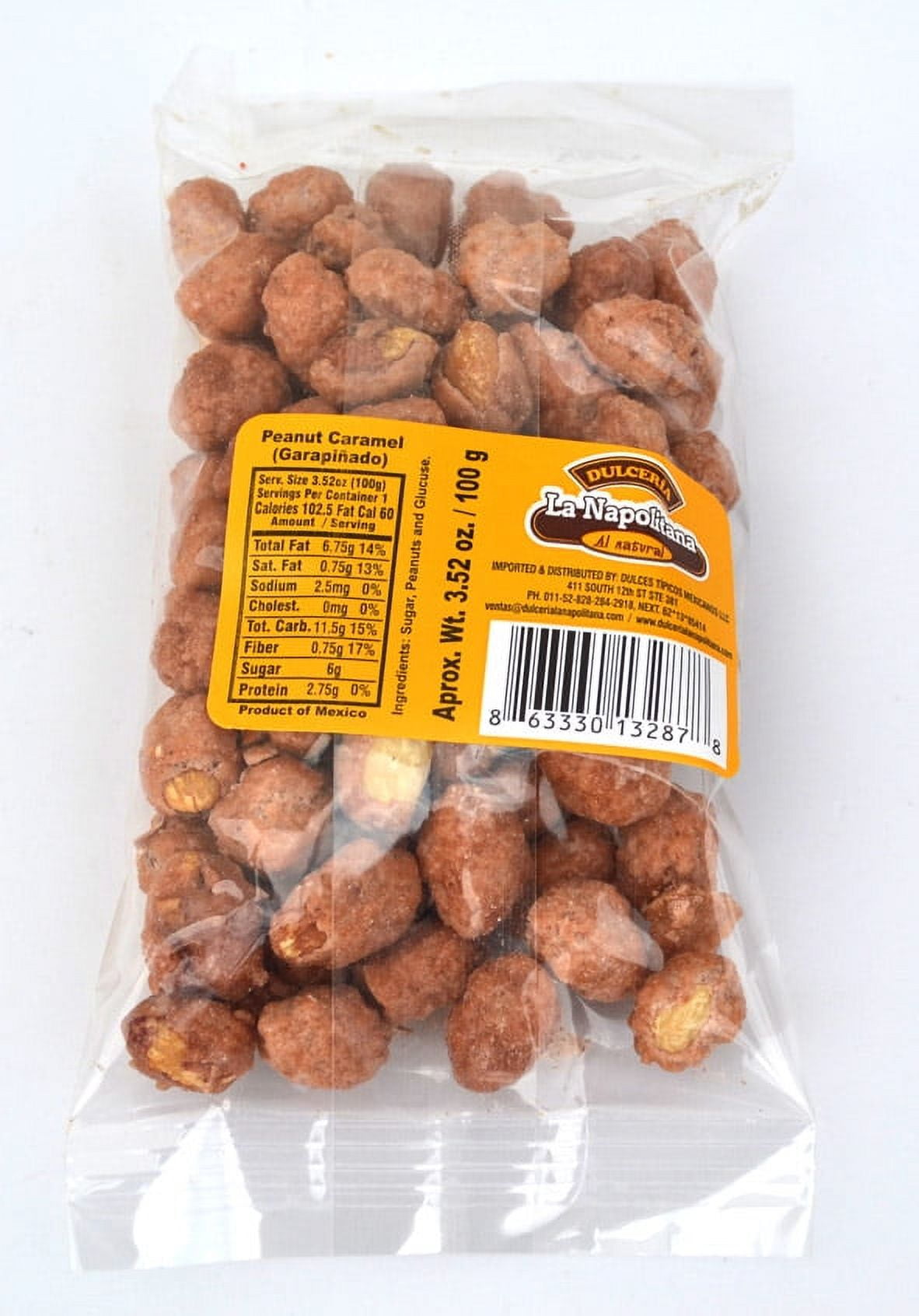 La Napolitana Cacahuate Garampiado, 3.52 Oz