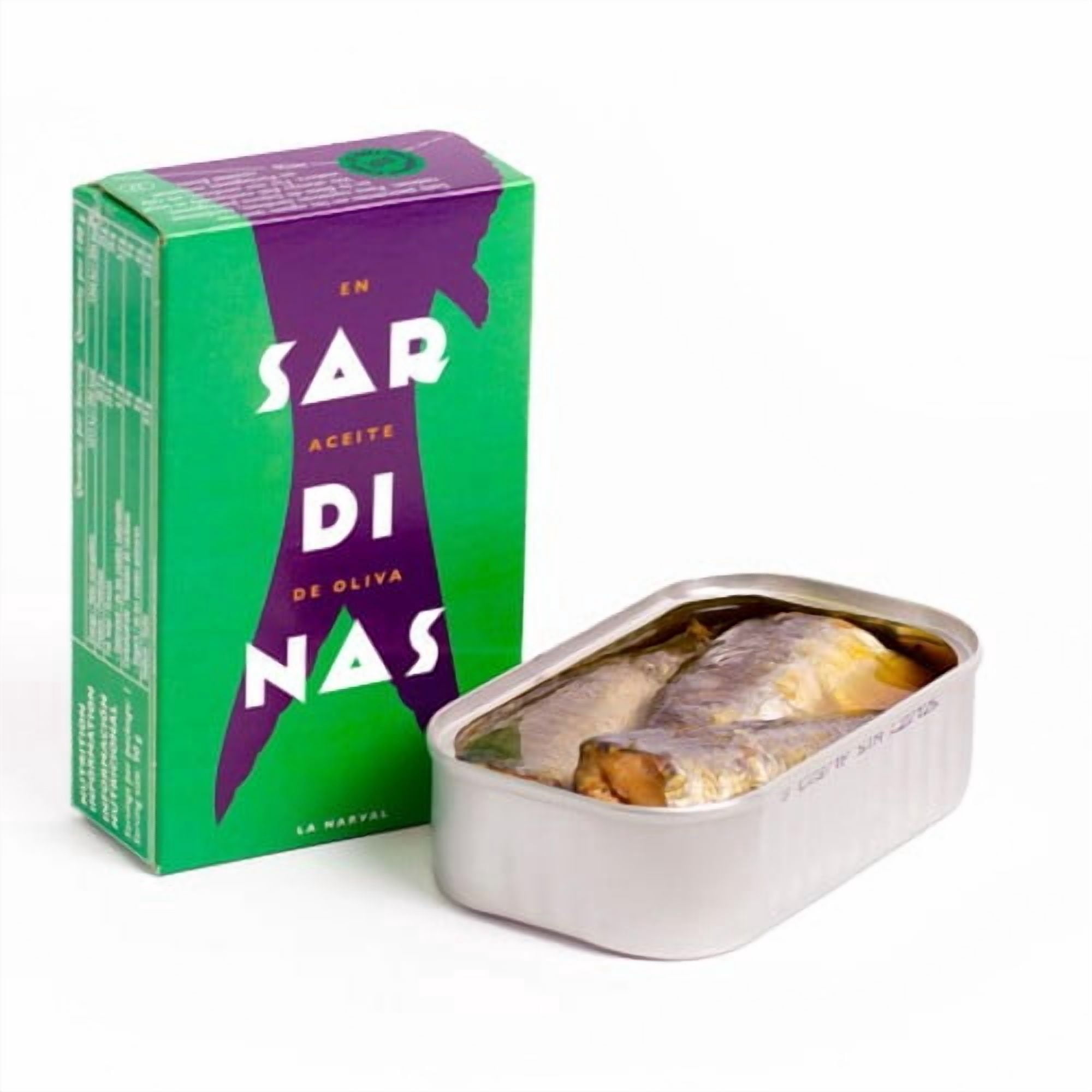 La Narval Sardines in Olive Oil 120g, British Import (Pack of 3)