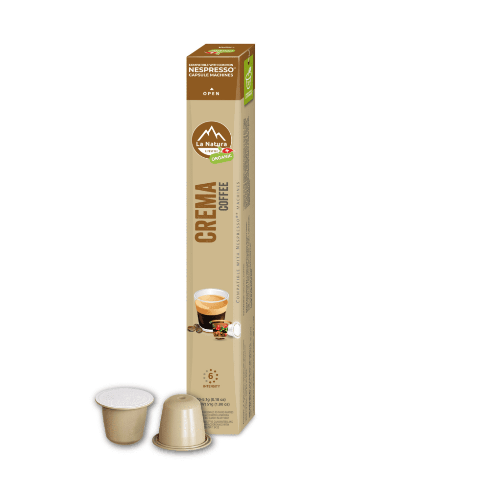 Capsules OK compost compatibles Nespresso® bio 100% arabica - Medium