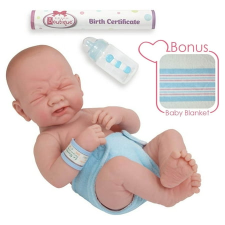 La Newborn 15" All-Vinyl Life-Like "First Tear" Baby Doll, Anatomically Correct