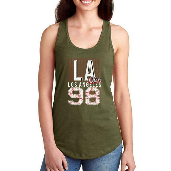 La Ninety Eight Click Racerback Tank Women -Image by Shutterstock, Female XX-Large