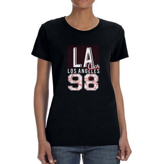 La Ninety Eight Click Shaped T-Shirt Women -Image by Shutterstock, Female Small