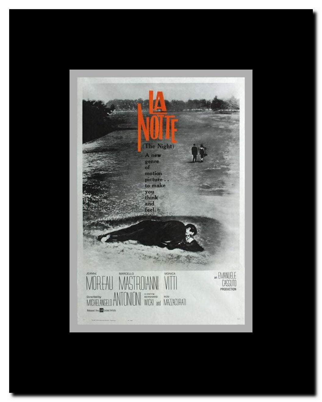 La Notte Framed Movie Poster