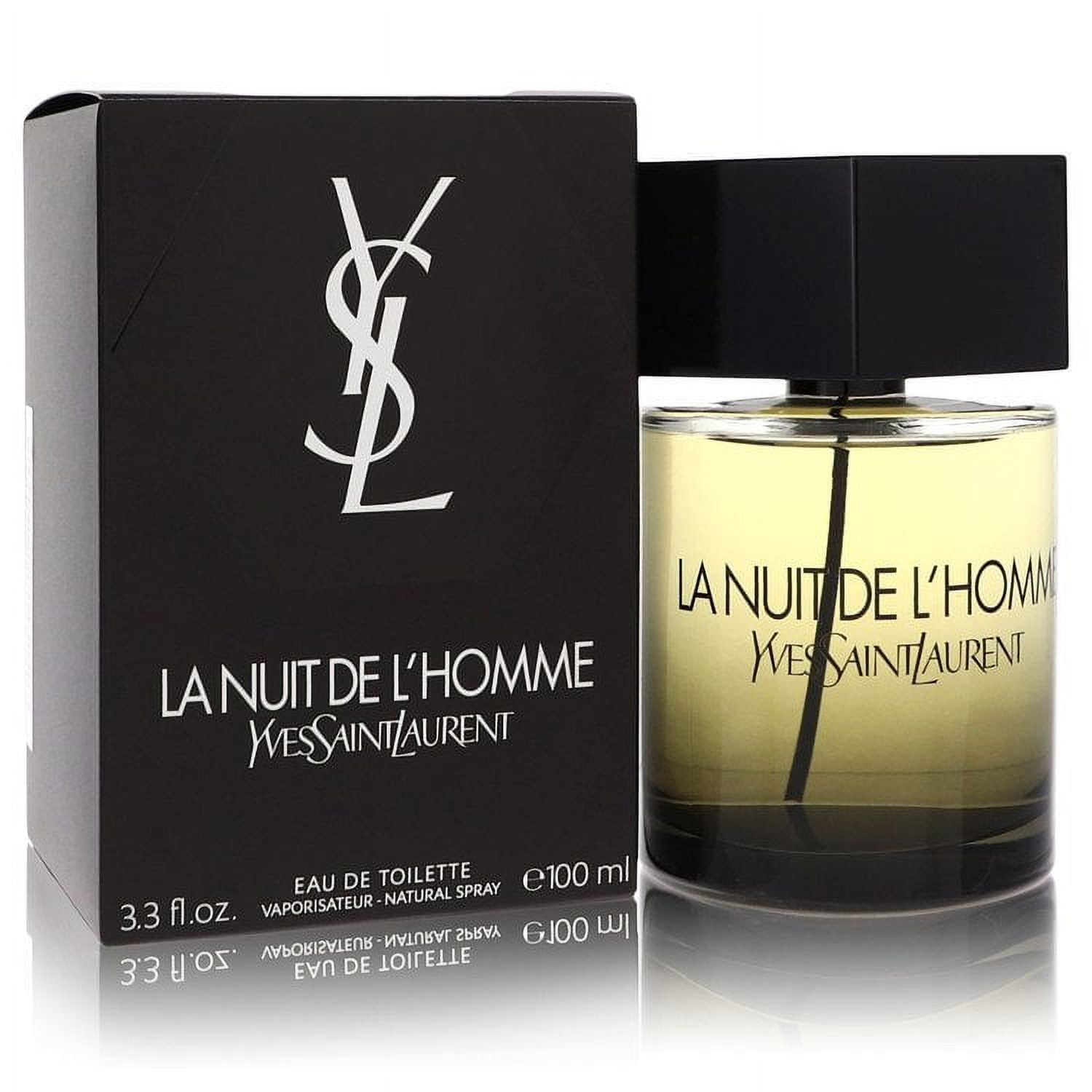 La Nuit De Lhomme by Yves Saint Laurent for Men 3.3 oz Eau De Toilette Spray
