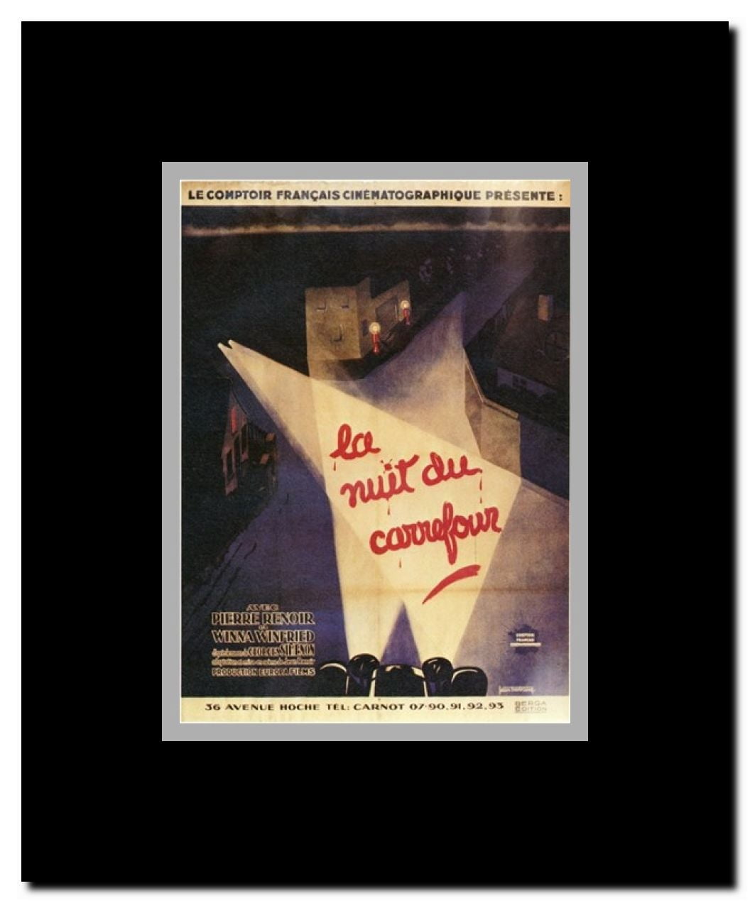 La Nuit Du Carrefour Framed Movie Poster