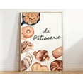 thumbnail image 1 of La Pâtisserie Art Print, Croissant Print, Trendy Kitchen Wall Art, Bakery Decor, Baking Print, Boulangerie Poster, French Kitchen Wall Art, Modern Wall Decor, 12x18 UNFRAMED, 1 of 2