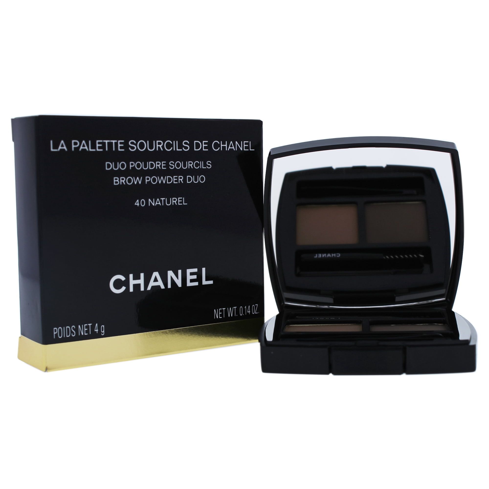 La Palette Sourcils De Chanel Brow Powder Duo - 40 Naturel by Chanel for  Women - 0.14 oz Powder